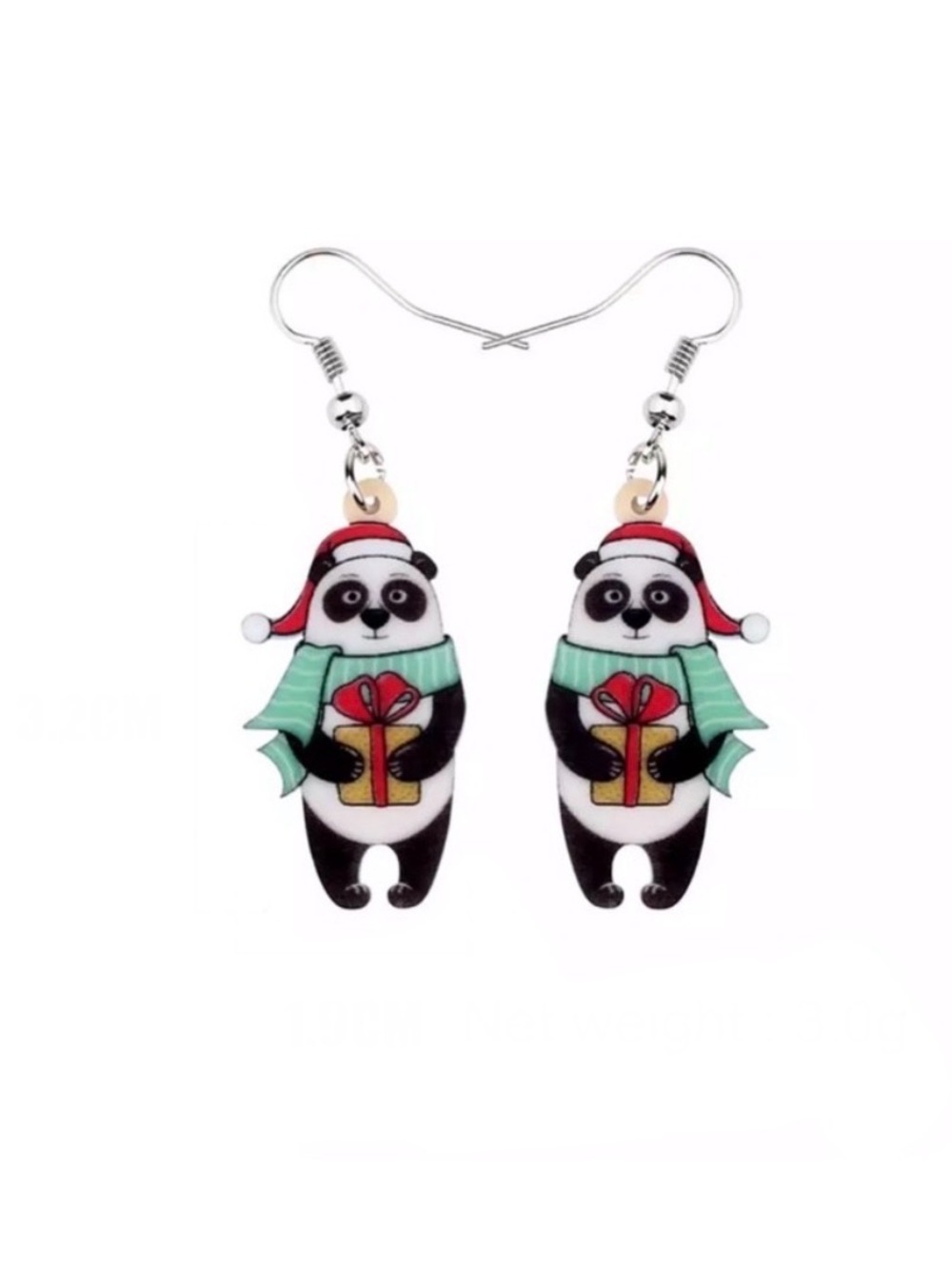 FREE SHIPPING | Double-Sided Acrylic Dangle Earrings NWT